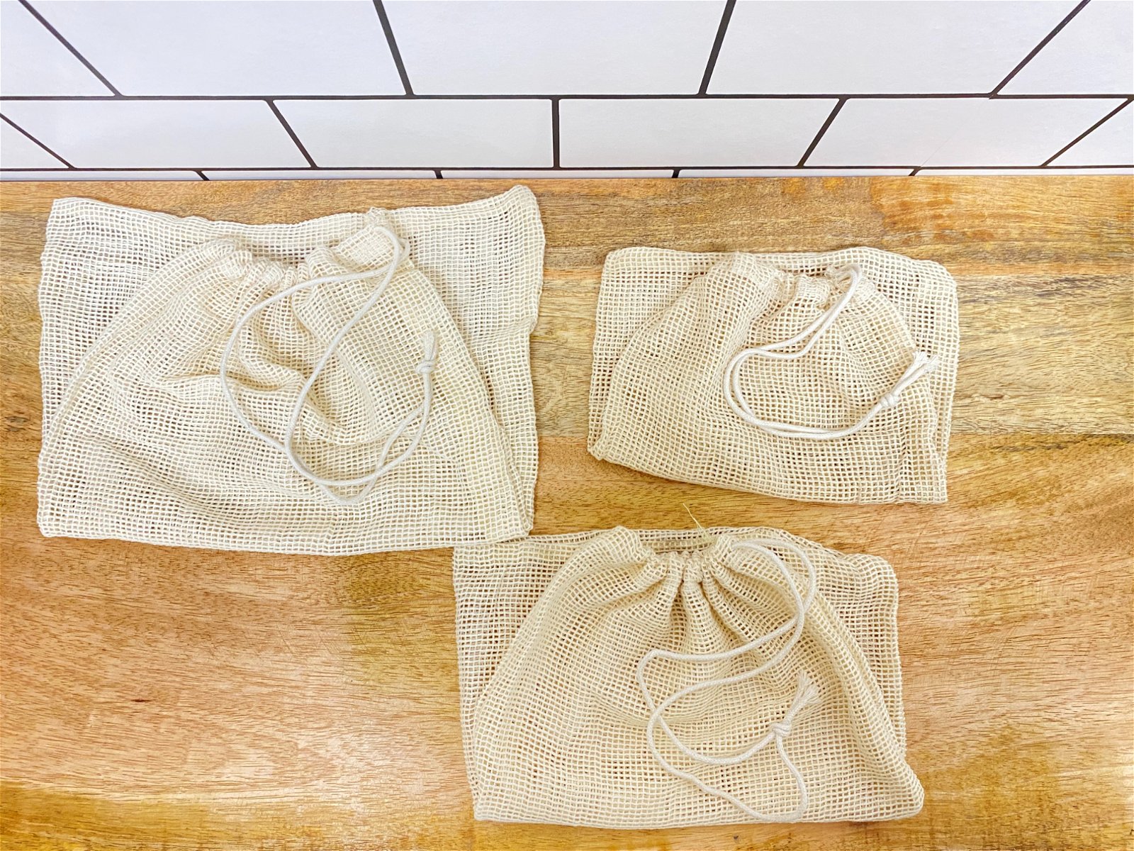 Pack of 3 Reusable Fruit & Vegetable Bags-1